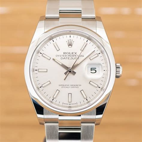 rolex datejust 36 second hand